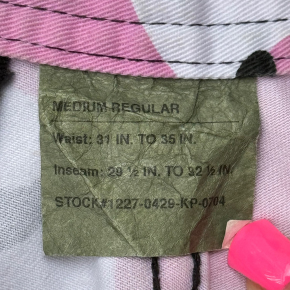 Military PINK Camouflage BDU Cargo Pants Army Fatigue Tactical Combat Camo Pants - Picture 3 of 11